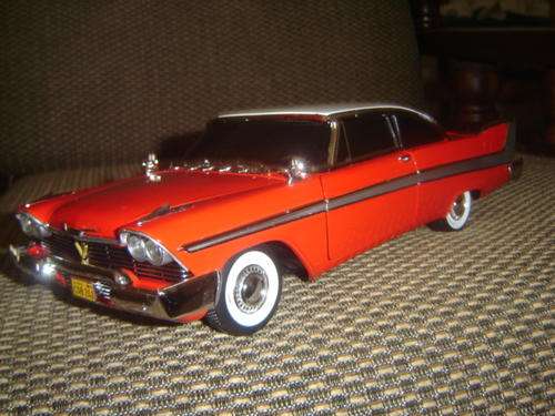 Stunning Christene from Stephen King '58 Plymouth Fury Auto World ERTL Scale 1/18 New in D/Pay Box.