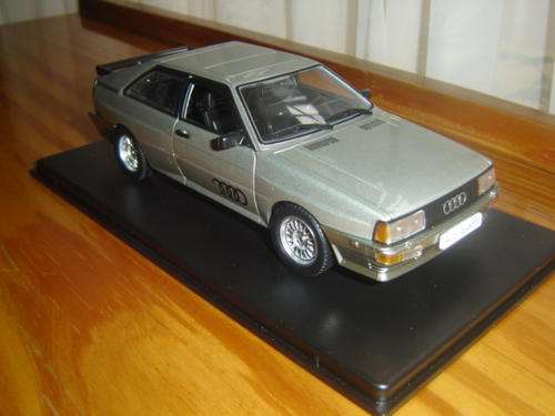 Lovely Silver  Audi Quatro Scale 1/24 by Top Make WhiteBox New in Large Window Display Box