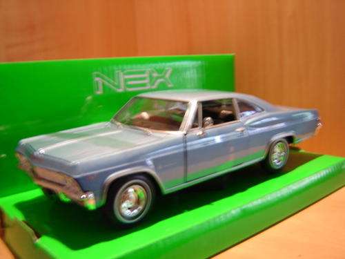 '65  Chevrolet Impala V8 Two Door H/Top  by WELLY NEX Die Cast Model Sc 1/24 in D/Box