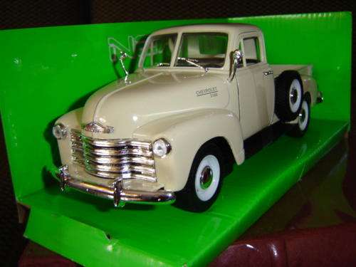 ' 53 Chevrolet 3100   Pick Up  Die Cast Model Sc 1/24  WELLY  New In Display Box Gteed In Stock