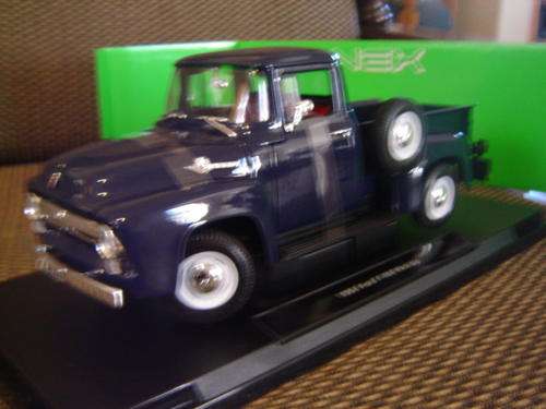 ' 56 Ford F100  V8  Die Cast  Model Welly Nex  Sc 1/18 New in Display Box Gteed- In Stock