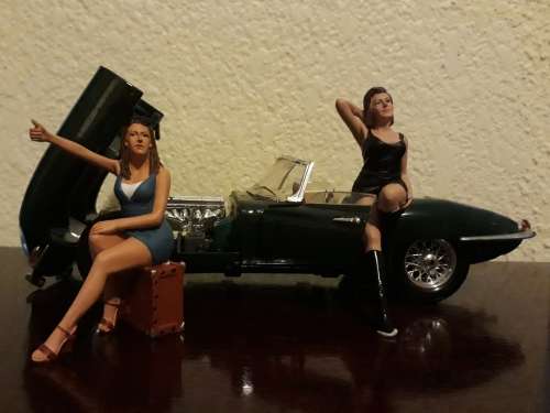 American Diorama Figurine  Sexy Jane in Black  Lots o   Figurines available..