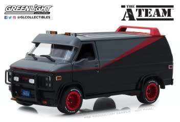 GMC  A Team Van   D/Cast Model 1/24 T/Make GREENLIGHT  New  D/Box  Gteed- In Stock