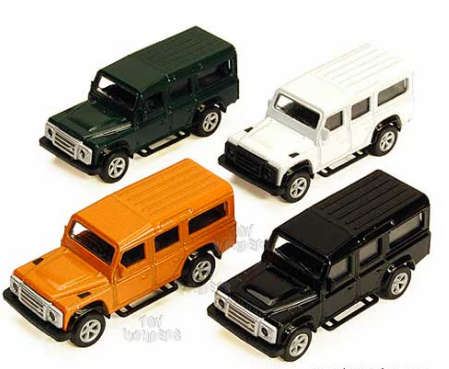 Land Rover Defender Combo  x 2 Die Cast Models  Sc 1/90  RMZ City : New Ass. G/teed- In Stock
