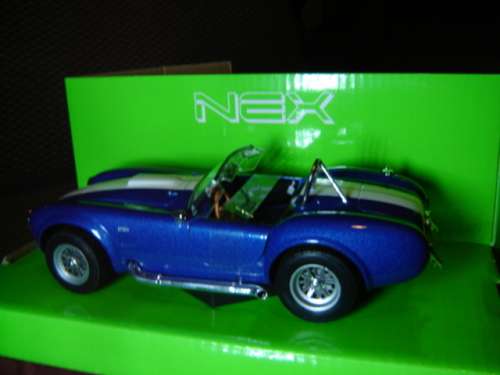 Shelby Cobra D/ast  1/24  WELLY  New Display Box Buy any x 2 o more assorted Models 10% of o Selling