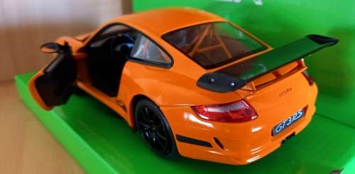 Porsche 911 (997) GT3 RS D/Cast Model Sc 1/24  WELLY NEX  New in D/Box Gteed In Stock