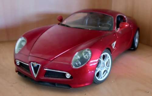 Alfa Romeo 8C Competizone  Die Cast  Model  18 Burago  D/Box Buy any x2 o More Ass. Mods 10 %  Off