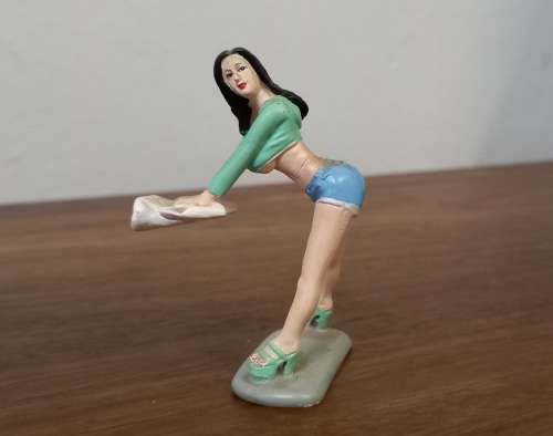 Figurine  of Girl washing Car  1/24Quantity Discount Available    Lots of Figurines available