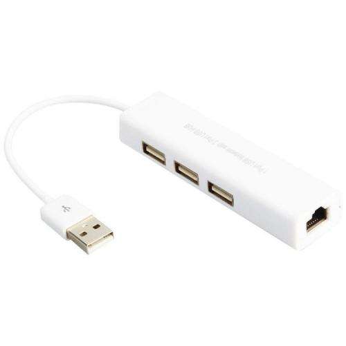 3 Port USB HUB + Network Port