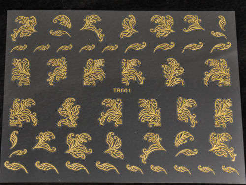 Gold Decal Stickers
