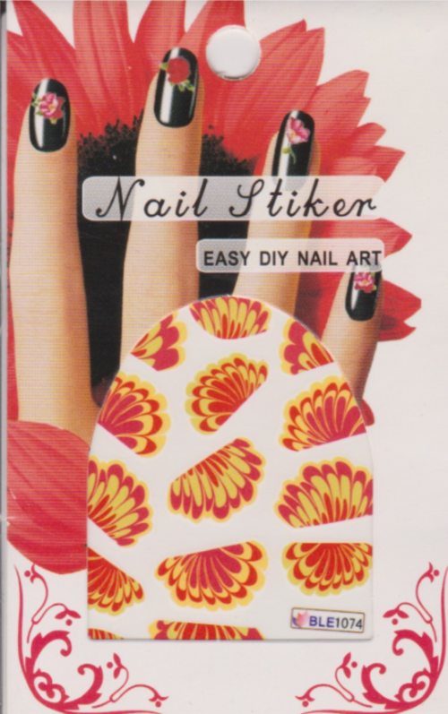 Wing Nail Art Water Decals Transfer Sticker