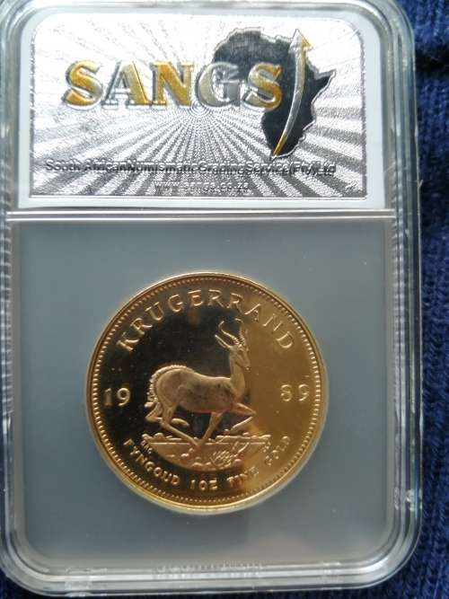 RARE 1989 Gold Reef City Mint Kruger Rand