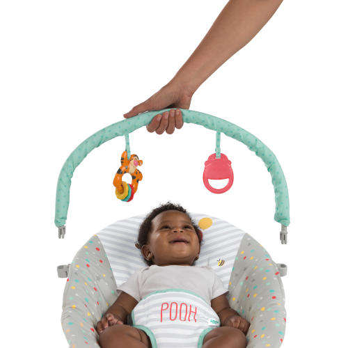 Disney Baby Winnie The Pooh Happy Hoopla Vibrating Bouncer