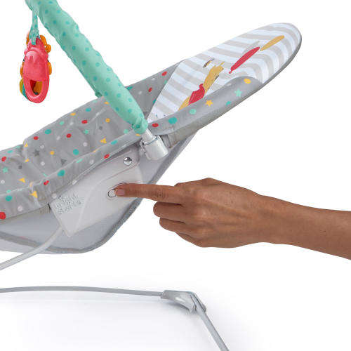 Disney Baby Winnie The Pooh Happy Hoopla Vibrating Bouncer