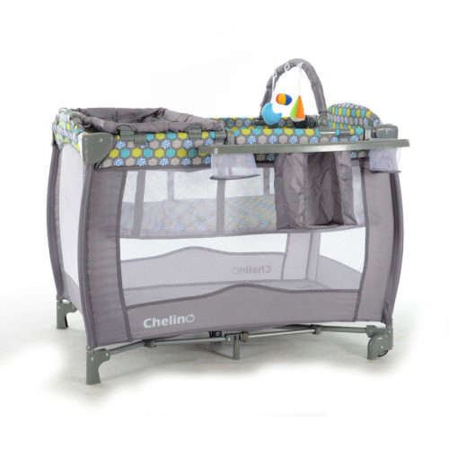 Chelino Siesta Baby Camp Cot - Honeycomb