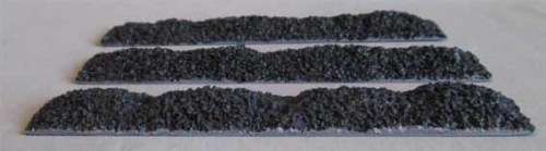 SAR COAL LOADS WITH DIFFERENT SLOPES TO FIT DZ7, CAL, & BAJL OPEN WAGONS (3 PER PKT)