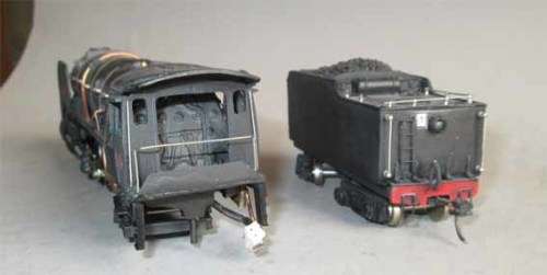 HO SCALE - SAR CLASS 16E 4-6-0 STEAM LOCO & TENDER, PROFFESIONALLY BUILT (BOXED)