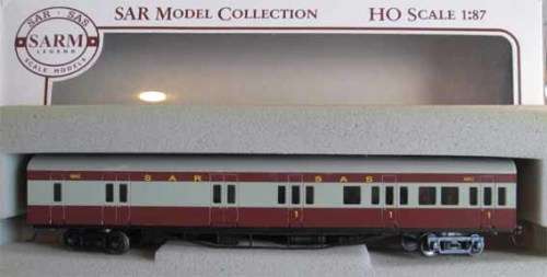 SARM HO SCALE - SAR SUBURBAN COMPOSITE 1st CLASS COACH (NEW BOXED)