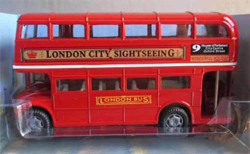 MOTOR MAX - LONDON SERIES DOUBLE DEKKER BUS (BOXED)