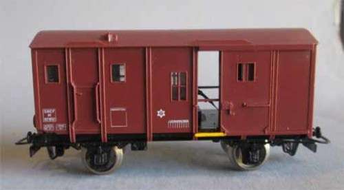 JOUEF HO SCALE - GUARDS VAN WITH WORKING TAILLIGHTS