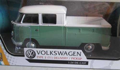 MOTORMAX 1/24 SCALE - VOLKSWAGEN T1 DELIVERY PICK UP - NEW BOXED