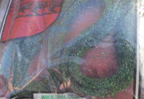 JAVIS HO/OO SCALES - FLEXI HEDGING GREEN 1220mm LONG, SEE FOTO