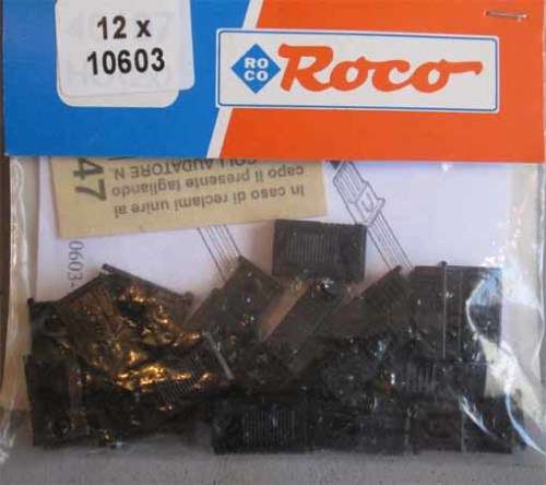 ROCO - 12 X 3pin CABLE CONNECTORS - IN PKT.