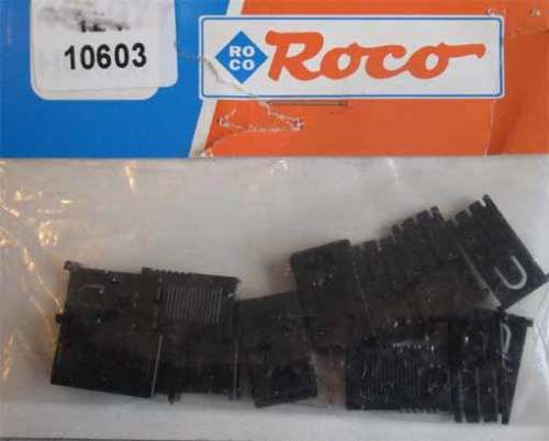 ROCO - 6 X 3pin CABLE CONNECTORS - IN PKT.