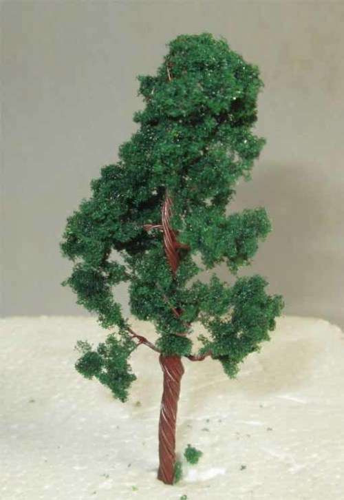 5 X TREES - HEIGHT 70mm, ALL SCALES
