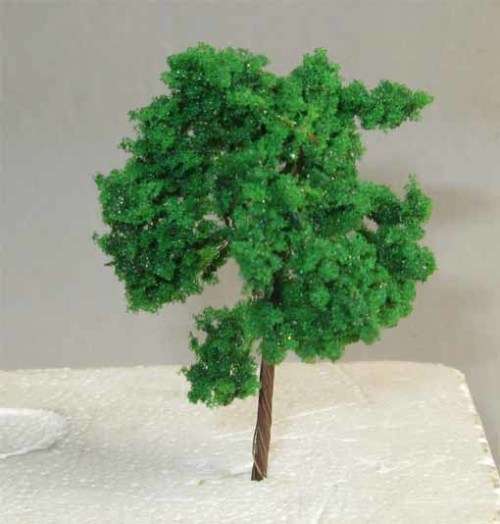5 X TREES - HEIGHT 80mm, ALL SCALES