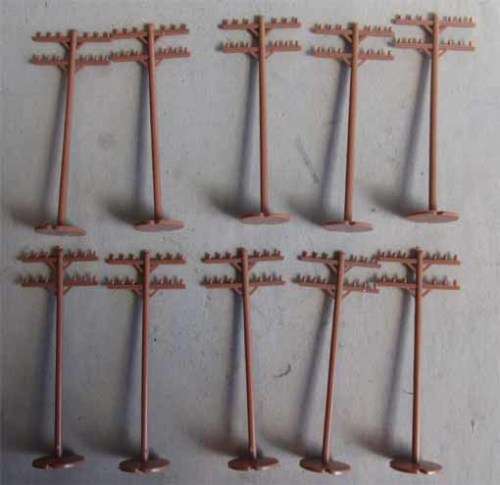 10 X TELEPHONE POLES