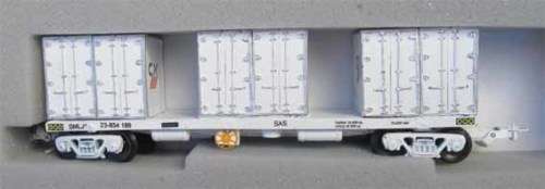 SARM HO SCALE - SAR SMLJ CX CONTAINER WAGON  - NEW BOXED