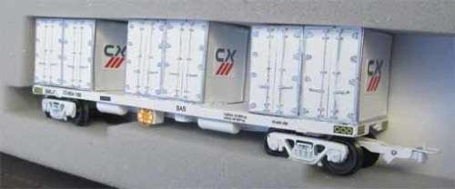 SARM HO SCALE - SAR SMLJ CX CONTAINER WAGON  - NEW BOXED