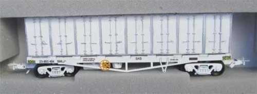 SARM HO SCALE - SAR SMLJ PX CONTAINER WAGON  - NEW BOXED