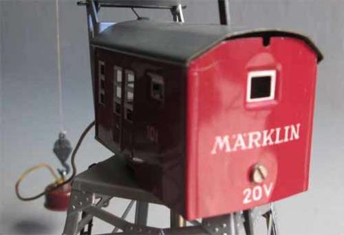 MARKLIN 7150 HO SCALE - ELECTRICALY OPERATED CRANE in EXCELLENT CONDITION, SEE FOTOS