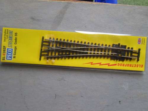PECO N SCALE - SL-E392F CODE 55 LH POINT - NEW CARDED