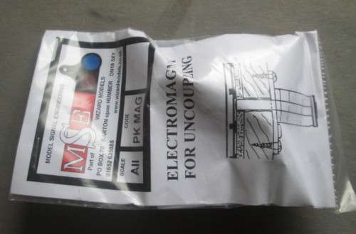 MSE ALL SCALES - ELECTROMAGNET FOR UNCOUPLER - MINT IN BAG