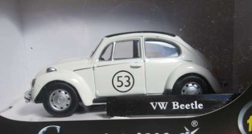 CARARAMA 1/43 SCALE - VOLKSWAGEN BEETLE # 53 "HERBIE" (NEW BOXED)