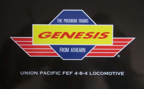 ATHEARN GENESIS HO SCALE - UNION PACIFIC FEF-3w DOUBLE STACK 8444, 4-8-4 STEAM, SEE DETAILS BELOW
