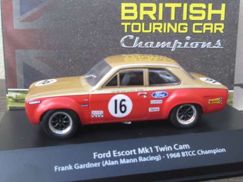 ATLAS 1/43 SCALE - FORD ESCORT Mk1 BTCC, BASIL MANN RACING  - NEW BOXED