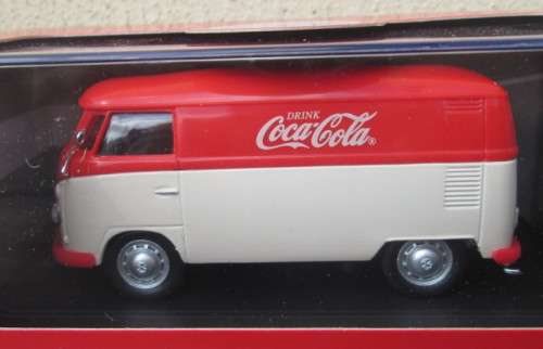 MOT 1/43 SCALE - VOLKSWAGEN TRANSPORTER COCA COLA - NEW BOXED