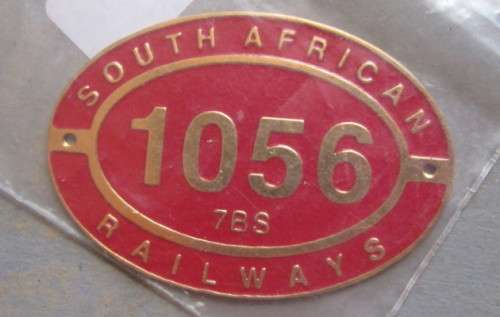 BRASS SAR STEAM PLATE 1051 7BS, SIZE 48 X 34mm - NEW