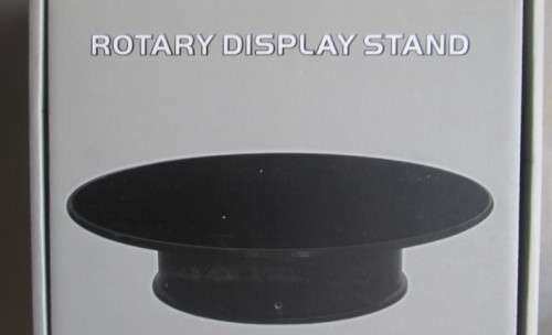 ROTARY DISPLAY STAND - 250MM/1/24 SCALE (NO BATTERY SUPPLIED)