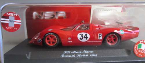 NSR - FORD P68 ALAN MANN RACING # 34,BRANDS HATCH 1968, MADE IN ITALY - BOXED
