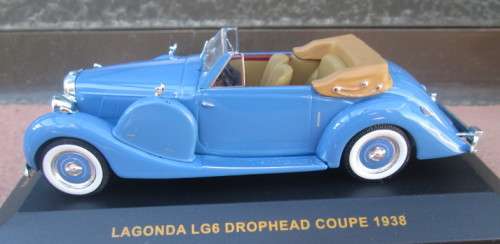 *REDUCED* IXO 1/43 SCALE - LAGONDA LG6 DROPHEAD COUPE (NEW BOXED)