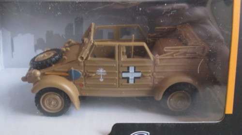 CARARAMA 1/43 SCALE - KUBELWAGEN DESERT CLOURS (NEW BOXED)