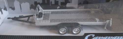 CARARAMA 1/43 SCALE - DOUBLE AXLE CAR TRAILER  (NEW BOXED)