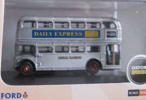 OXFORD 1/148 N SCALE - ROUTEMASTER SILVER LADY BUS  (NEW BOXED)