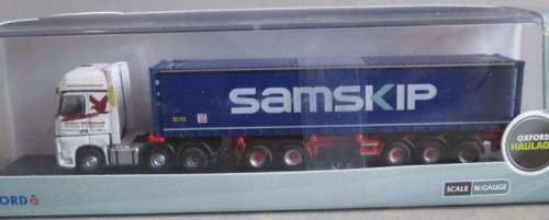 OXFORD 1/148 N SCALE - MERCEDES ACTROS D-TEC COMBTRAILER (NEW BOXED)