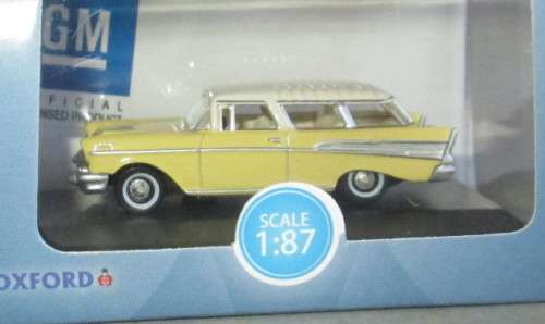 OXFORD 1/87-HO SCALE - 1957 CHEVROLET NOMAD S/W (NEW BOXED)